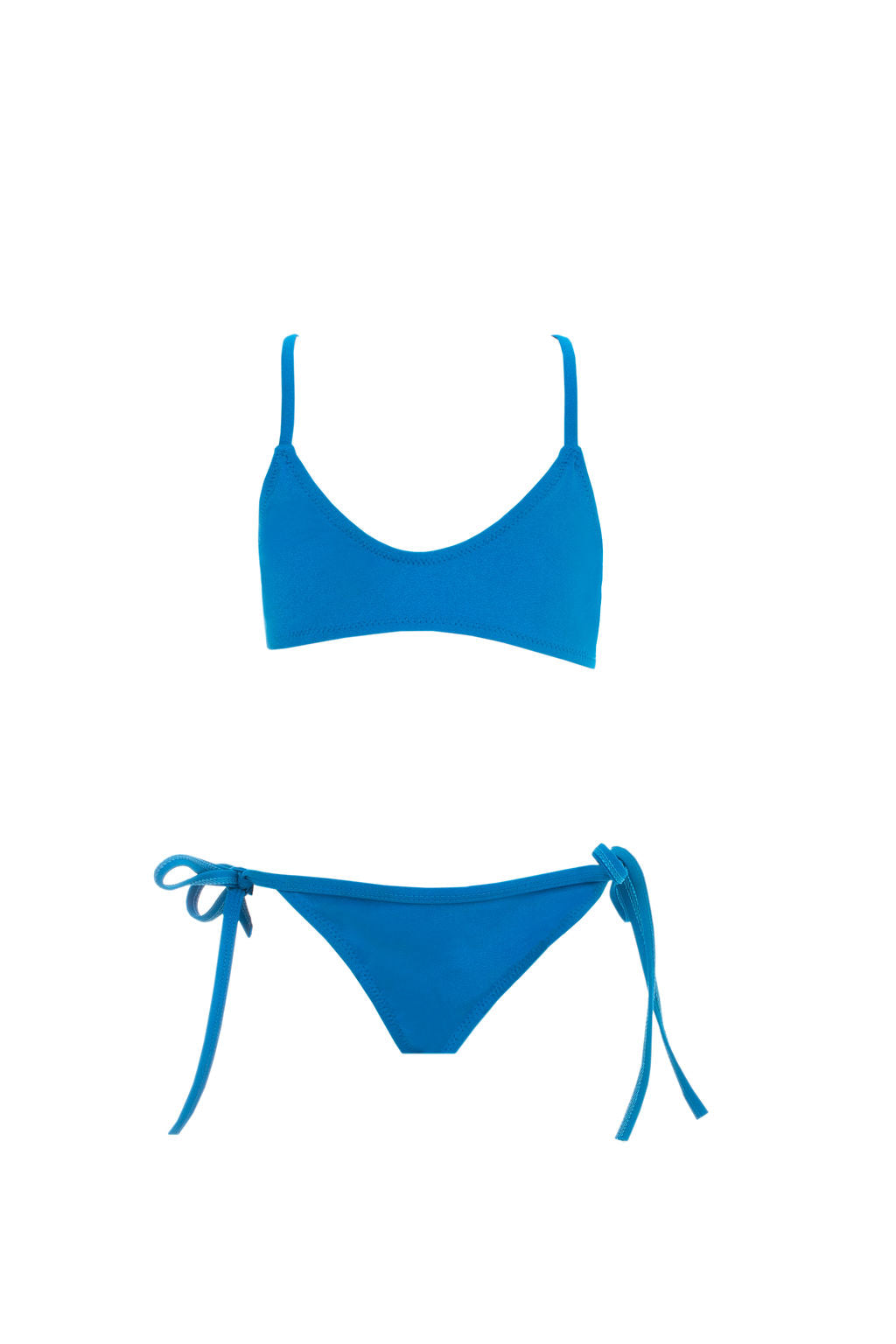 Kids Amalia Bikini | Glitter Blue