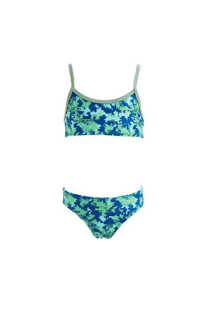 Kids Aria Bikini | Mystic Cyan