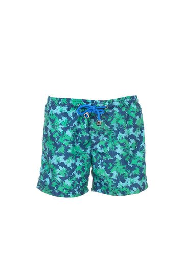 Kids Swim Shorts | Mystic Cyan