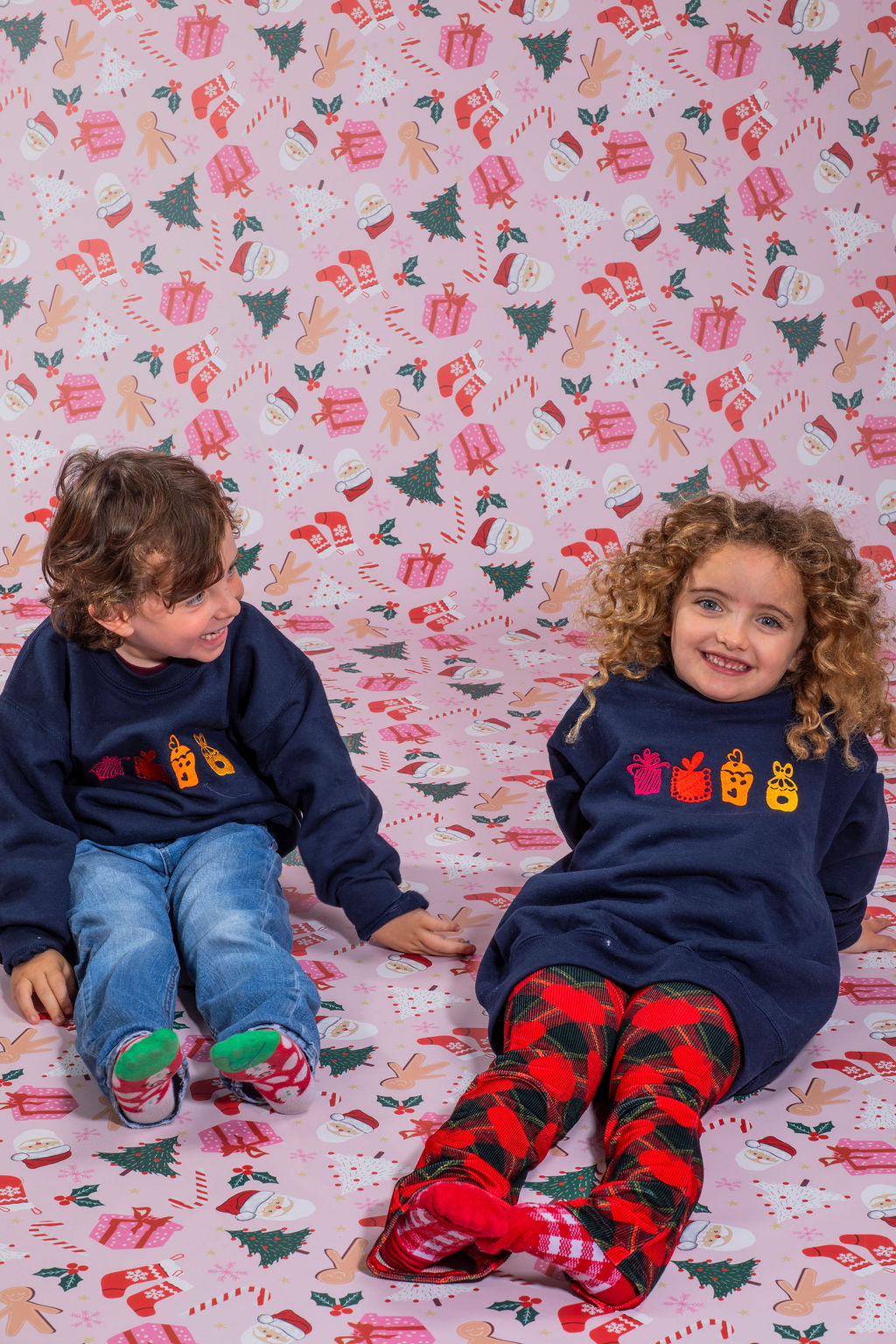 Kids Christmas Sweater| Blue