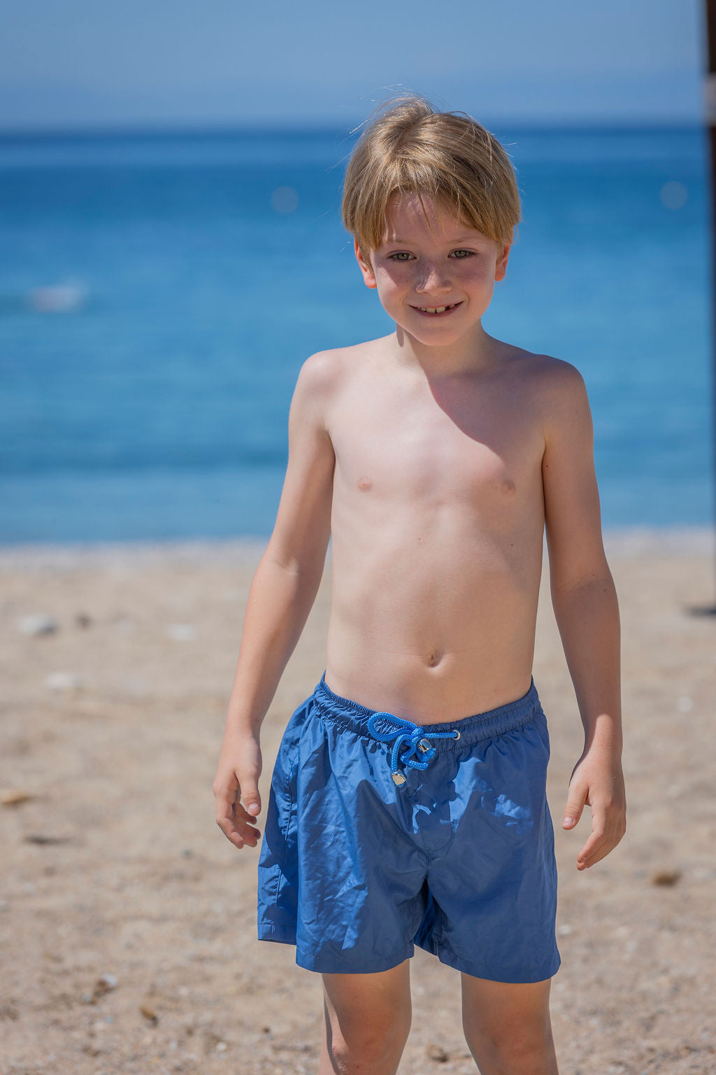 Kids Swim Shorts | Blue Ruff