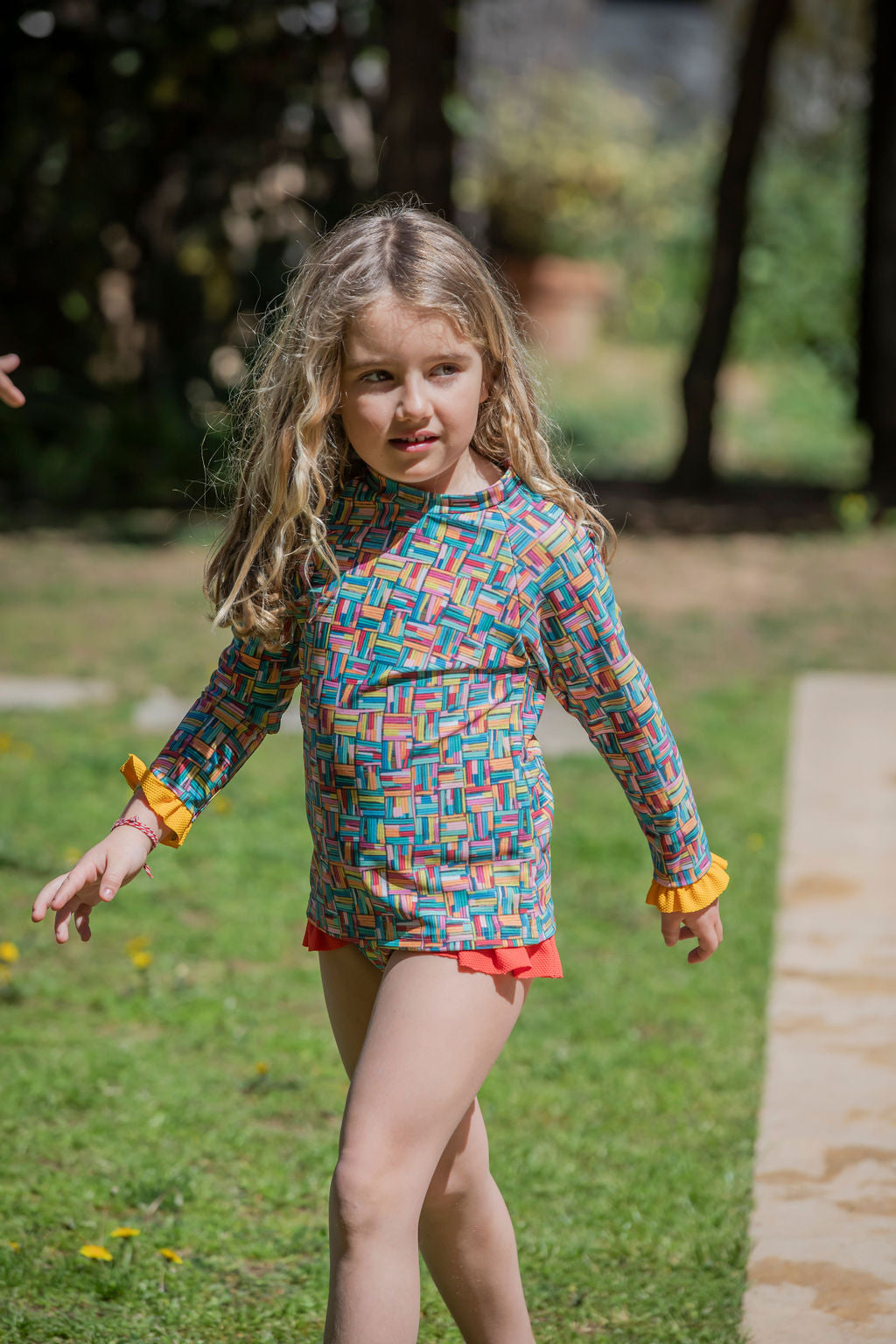 Kids Monica Long-Sleeve Bikini | Rope