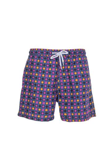 Men's Swim Shorts | Geo Blue