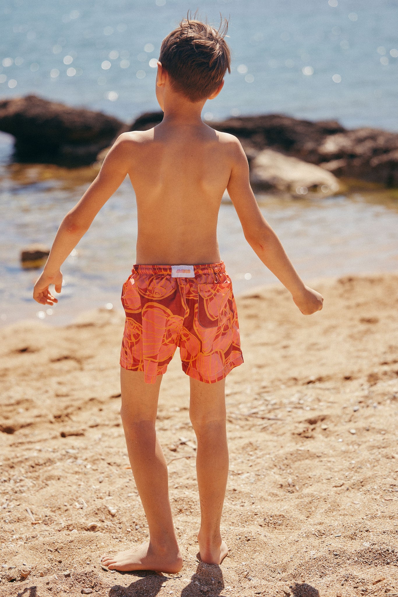 Kids Swim Shorts Shells – MARCH