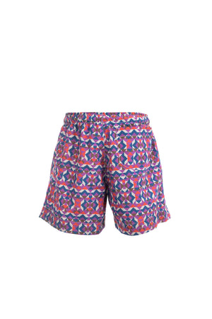 Kids Swim Shorts | Geo Purple