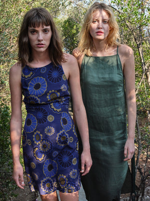 Linen Midi Slip Dress - More colors available