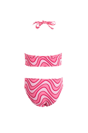 Kids Emma Halterneck Bikini | Cherry