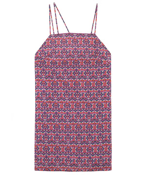 Print Slip Dress | Geo Purple