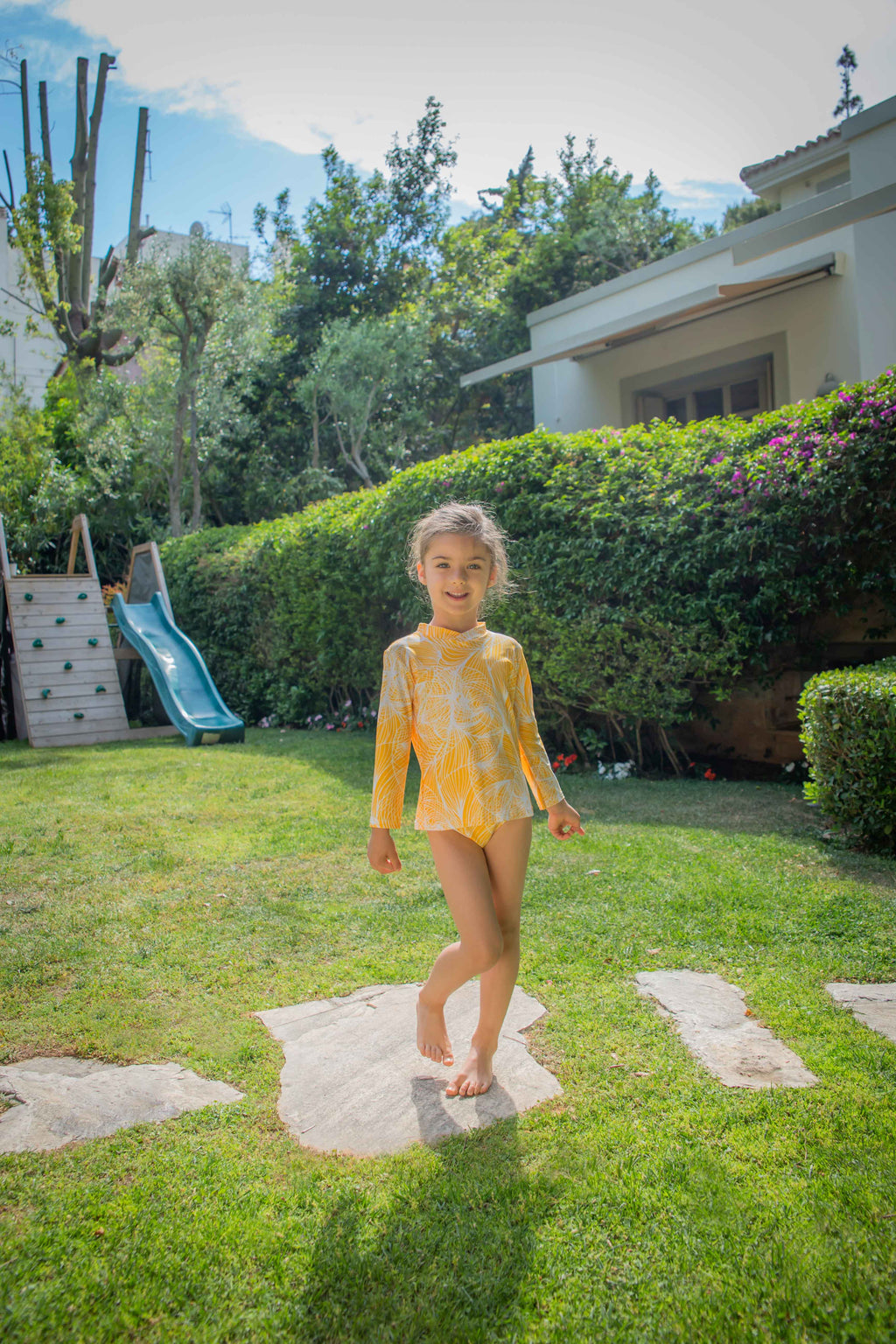 Kids Monica Long-Sleeve Bikini | Honey